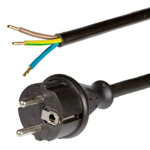 Power cord with plug 2511, 2521, 2531, 2541 Series