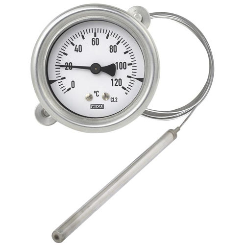 Liquid dilation thermometer Typ 70dialstainless steel