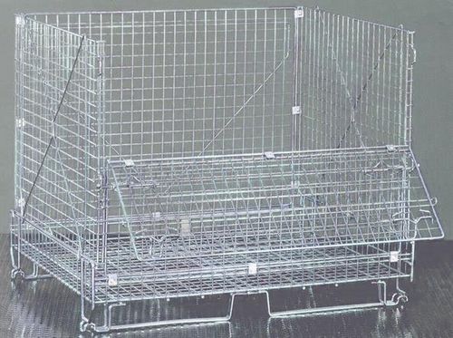 Wire mesh pallet box PCMK 14511412 MAXstoragefoldingstacking