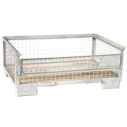 Wire mesh pallet box KKstorageindustriallightweight