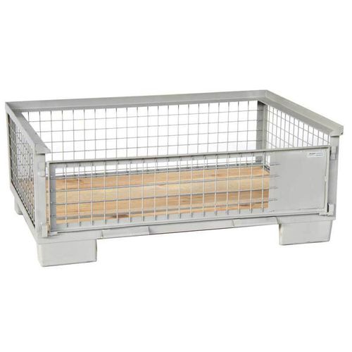 Wire mesh pallet box GKstoragelightweightfor heavy loads