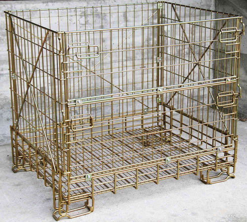 Wire mesh pallet box PCMK121010 - PCMK 110910storagetransportfolding