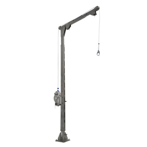 Pillar jib crane SafetyHangwith winchheight-adjustablemodular