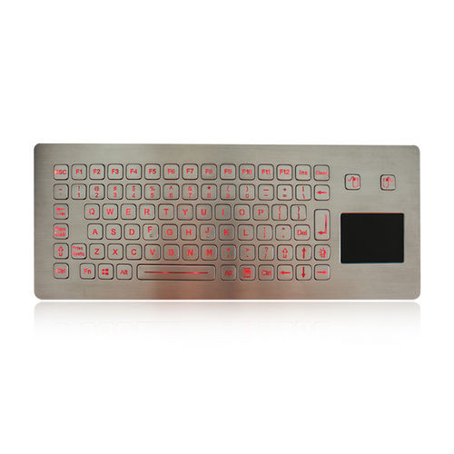 Клавиатура панельная K-TEK-B361TP-FN-BL-DWPс 2-мя клавишами мыши86-клавишнаябез манипулятора