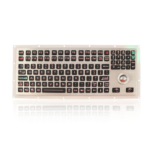 Клавиатура панельная K-TEK-M360-25-OTB-KP-FN-BL-DWPс клавишей Fnс 2-мя клавишами мыши116-клавишная
