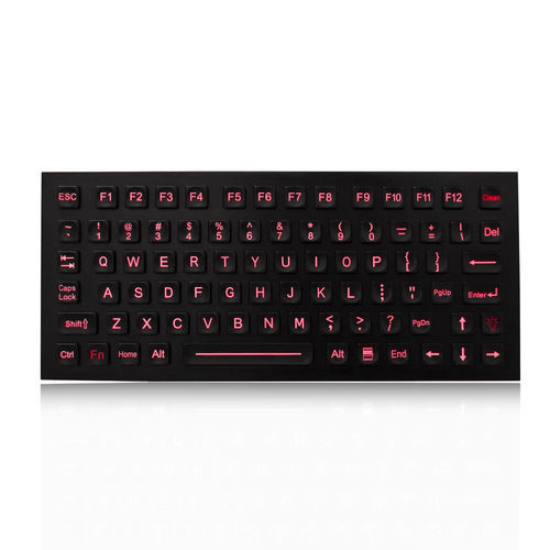 Panel-mount keyboard K-TEK-M263-FN-BL-BT-DWPwith Fn key82-keywithout pointing device