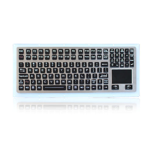 Panel-mount keyboard K-TEK-M360TP-KP-FN-DWPwith Fn key116-keywith touchpad