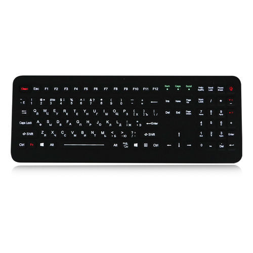 Клавиатура настольная K-TEK-M399KP-FN-BL-DTс механическими клавишами108-клавишнаяс клавишей Fn