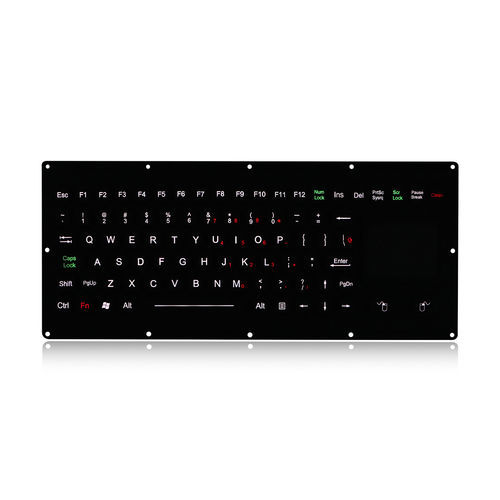 Армейская клавиатура K-TEK-M330TP-FN-BL-NV-EMC-OEM для крепления на панелис механическими клавишамис клавишей Fn