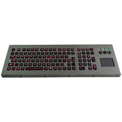 Настольная клавиатура K-TEK-M460TP-KP-FN-DT-BLс клавишей Fnс 3-мя клавишами мыши106-клавишная