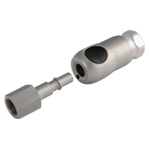 Compressed air fitting RSIquickstainless steelsecurity