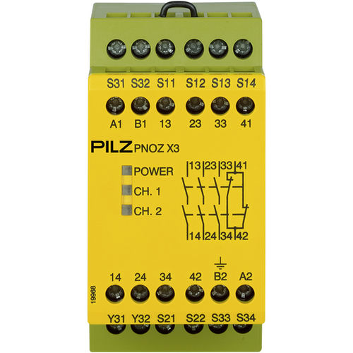Реле безопасности PNOZ X3AC/DC