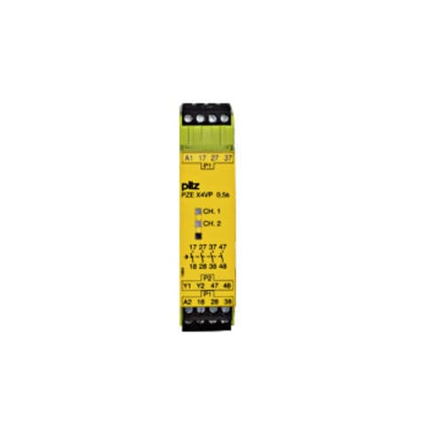 Реле безопасности PZE X4VPDC, вставное
