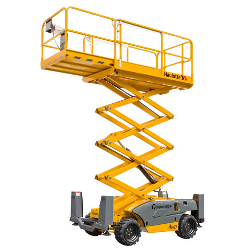 Self-propelled scissor lift COMPACT 10 DXdieselall-terrainoutdoor