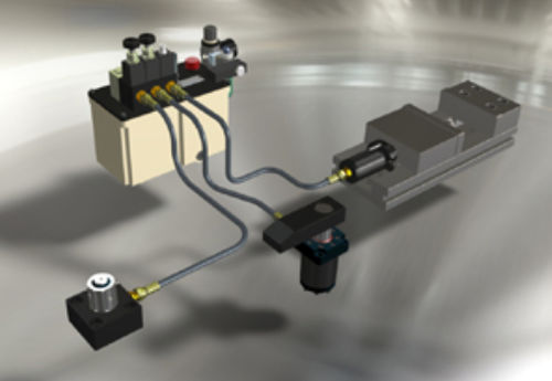 Air-driven pneumo-hydraulic unit 5C