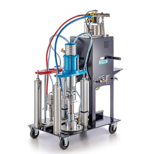Mastic dosing unit DOSYS Mepoxy resinfor the automotive industrypneumatic