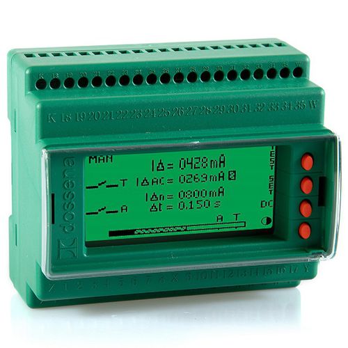 Реле дифференциальной защиты DER3BDUAL/6Ток утечки на землю2 НО/НЗ