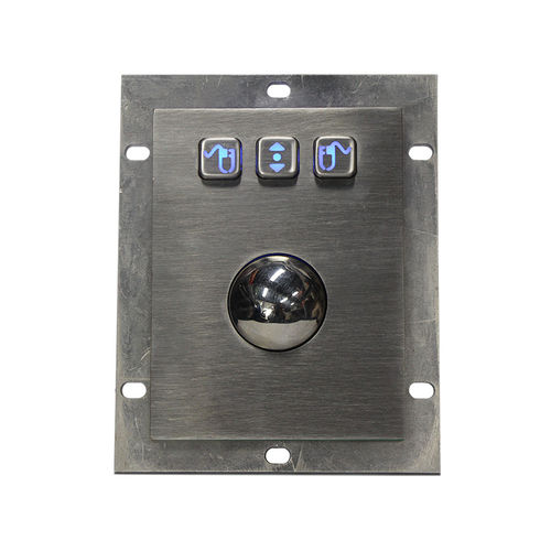 Keypad with 2 mouse keys B805panel-mountinoxwaterproof