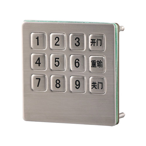 12-key keypad B762panel-mountvandal-prooffor access control