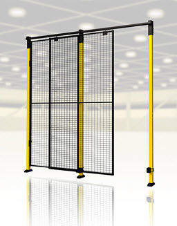 Раздвижная дверь серии D20металлическая сеткабезопасность