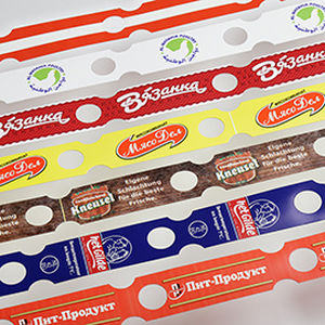 Identification label printedbarcodeto be tied