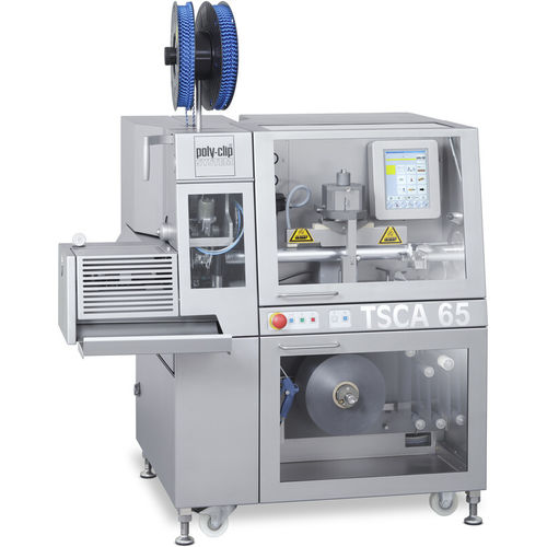 Automatic sealing machine TSCA 65 Dbagfor food packagingsausage