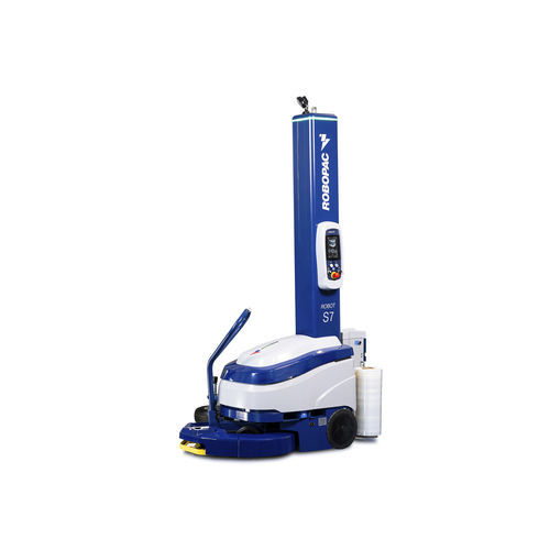 Automatic wrapping robot Robot S7 Stop&Gopalletstretch filmbattery-powered