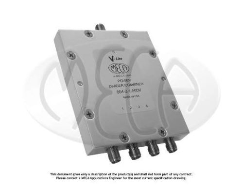 804-2-1,500 В — делитель/разветвитель мощности RF от MECA