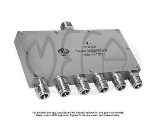 806-4-1,700 В — делитель/разветвитель мощности RF от MECA