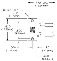 12-3001SM — РЧ-терминация — коаксиальная от Smiths Interconnect — Флорида, РФ