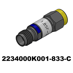 2234000K001-833-C — ВЧ-коаксиальные адаптеры Delta с цветовой кодировкой