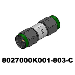 8027000K001-803-C — ВЧ-коаксиальные адаптеры Delta с цветовой кодировкой