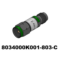8034000K001-803-C — ВЧ-коаксиальные адаптеры Delta с цветовой кодировкой