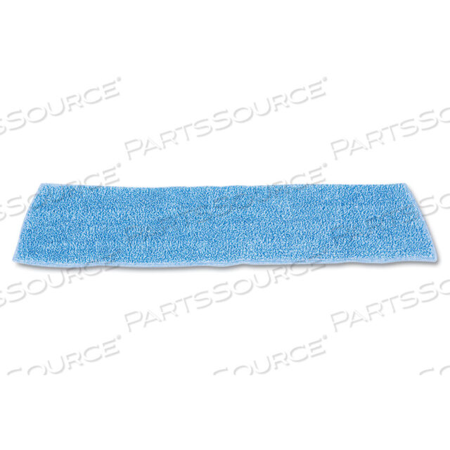 OEM#: FGQ40900BL00ECONOMY WET MOPPING PAD, MICROFIBER, 18, BLUE, 12/CARTON by Rubbermaid Medical Division