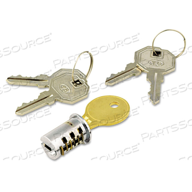OEM#: ALEKC501111LOCK CORE SET FOR ALERA METAL FILE PEDESTALS, CHROME by Alera