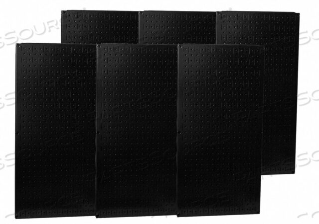 OEM#: 35-P-3296BKINDUSTRIAL METAL PEGBOARD, BLACK, 96 X 32 X 3/4 by Wall Control Pegboard