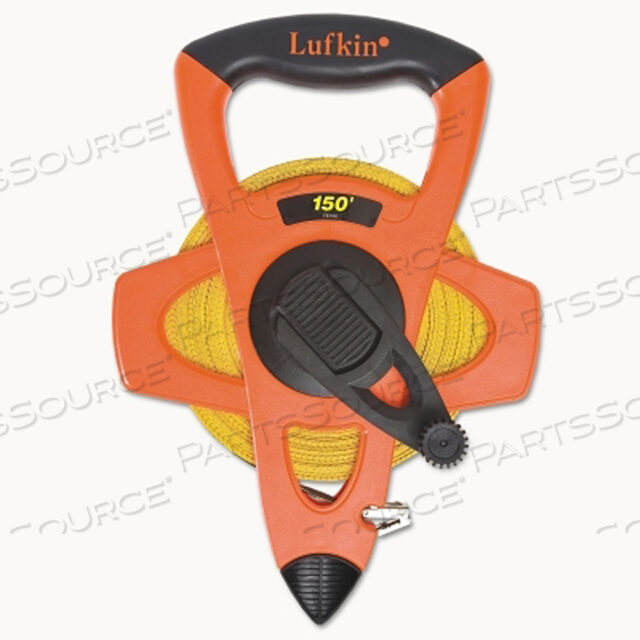 OEM#: FE150HI-VIZ ORANGE REEL FIBERGLASS TAPES, 1/2 IN X 150 FT, SAE, ORANGE, 1/8 IN GRAD by Lufkin