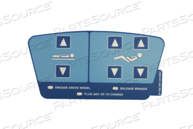 OEM#: 3006031062LABEL, HEAD END DISPLAY by Stryker Medical