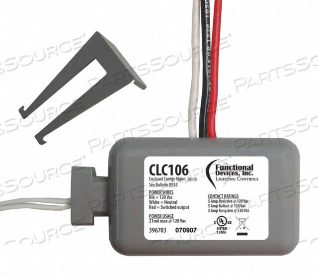 OEM#: CLC106PREWIRED RELAY 120VAC 5A SPST-NO by RIB