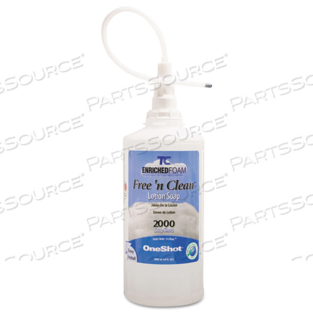 OEM#: FG750390FREE-N-CLEAN FOAMING HAND SOAP, FRAGRANCE-FREE, 1,600 ML REFILL, 4/CARTON by Rubbermaid Medical Division