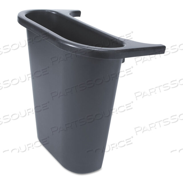 OEM#: FG295073BLASADDLE BASKET RECYCLING BIN, PLASTIC, BLACK by Rubbermaid Medical Division