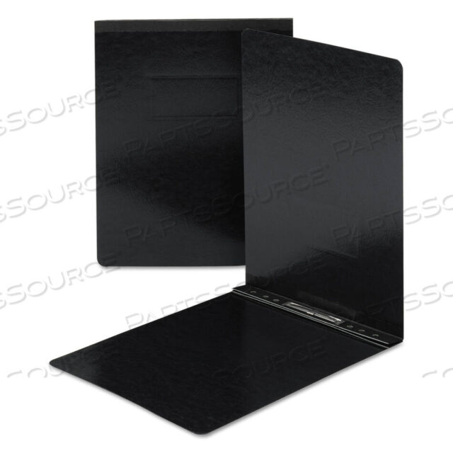 OEM#: 81124PRONG FASTENER PREMIUM PRESSBOARD REPORT COVER, TWO-PIECE PRONG FASTENER, 2 CAPACITY, 8.5 X 11, BLACK/BLACK by Smead