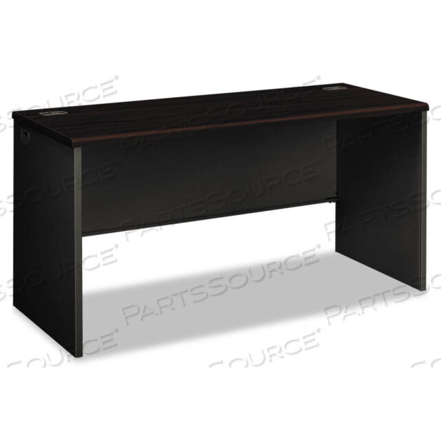 OEM#: H38922.N.S38000 SERIES DESK SHELL, 60W X 24D X 29.5H, MAHOGANY/CHARCOAL by HON