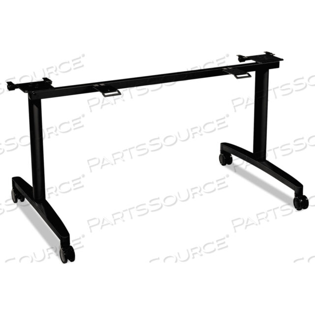 OEM#: HMBFLIP24L.C.PHUDDLE FLIP-TOP BASE FOR 24 DEEP TABLE TOPS, 51.63W X 23.5D X 28.38H, CHARCOAL by HON