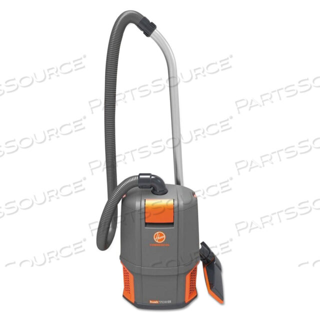 OEM#: CH34006HUSHTONE BACKPACK VACUUM, 6 QT TANK CAPACITY, GRAY/ORANGE by Hoover