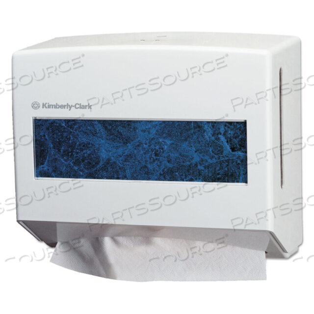OEM#: 9217SCOTTFOLD COMPACT TOWEL DISPENSER, 10.75 X 4.75 X 9, PEARL WHITE by Kimberly-Clark Corporation