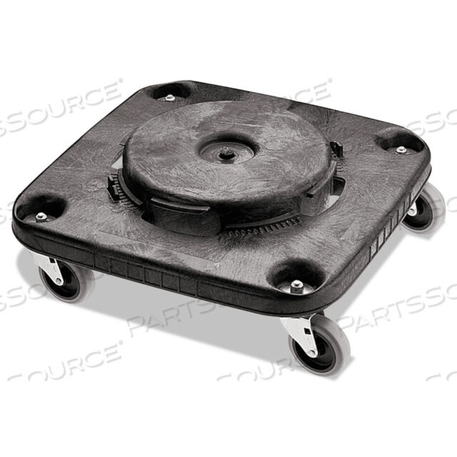 OEM#: FG353000BLABRUTE CONTAINER SQUARE DOLLY, 250 LB CAPACITY, 17.25 X 6.25, BLACK by Rubbermaid Medical Division