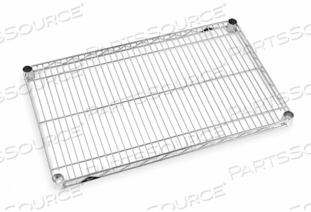 OEM#: 3672NSMETRO SUPER ERECTA 3672NS INDUSTRIAL WIRE SHELF, POLISHED STAINLESS STEEL, 36 X 72 by Intermetro Industries (Emerson)