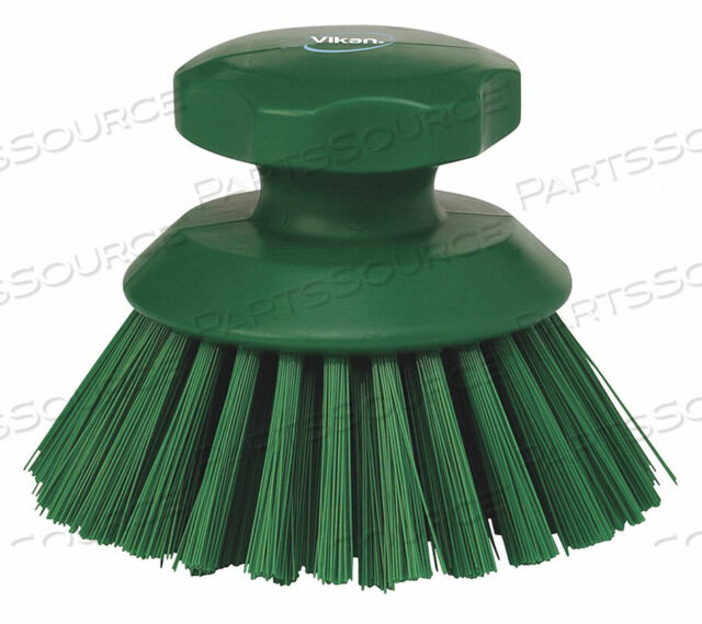 OEM#: 38852VIKAN ROUND HAND BRUSH- STIFF, GREEN by Vikan