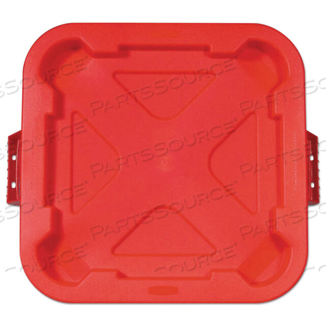OEM#: FG352900REDTRASH CAN TOP FLAT SNAP-ON CLOSURE RED by Rubbermaid Medical Division